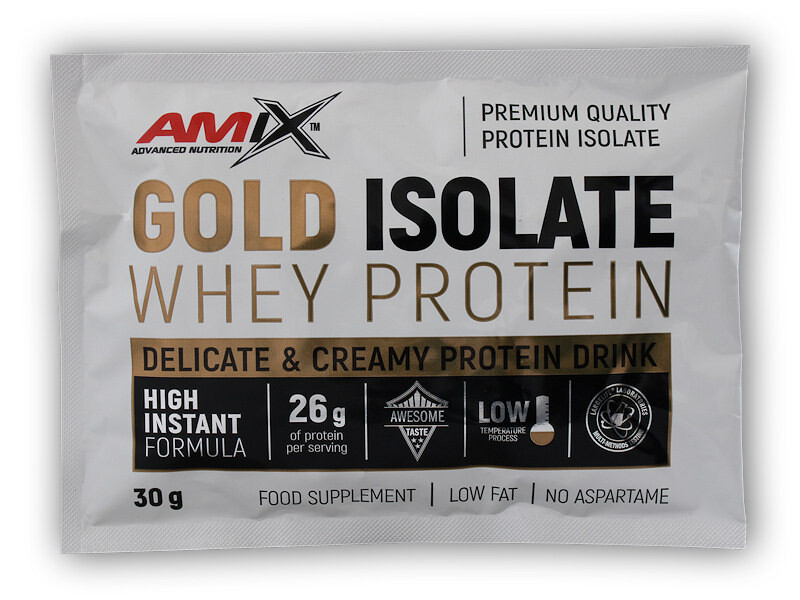 Amix Gold Whey Protein Isolate akce 30g Varianta: natural vanilla