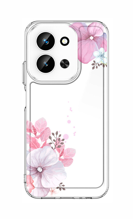 Kryt TopQ Image Xiaomi Redmi 15C pevný Violet Blossom 141650