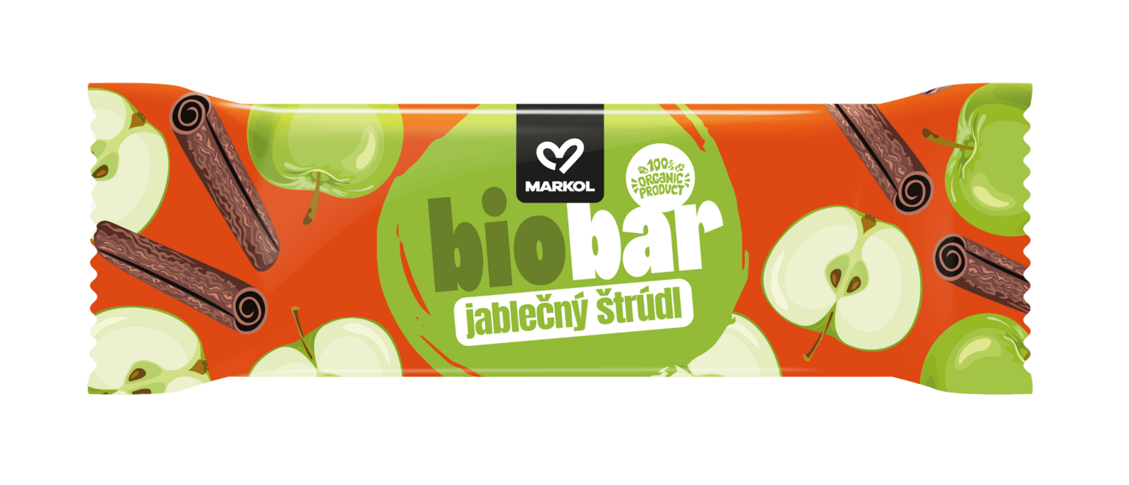 MARKOL Bio jablečná raw tyčinka 40 g