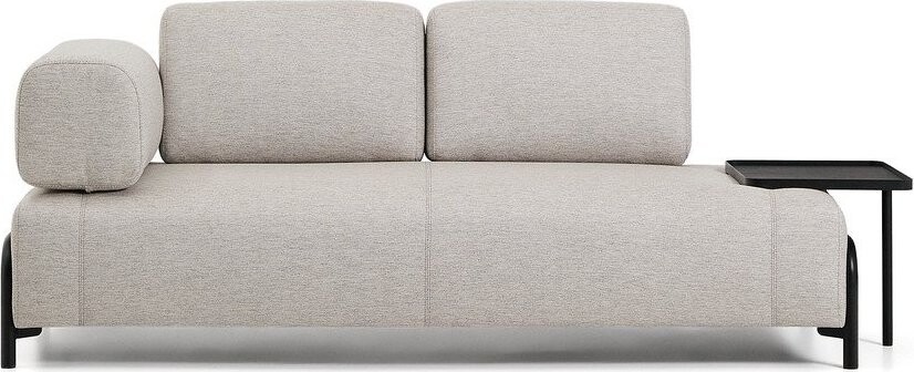 Šedobéžová modulární pohovka 220 cm Compo – Kave Home