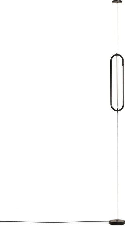 Černá LED stojací lampa (výška 300 cm) Bow – Kave Home