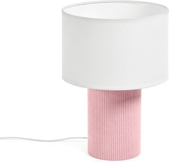 Bílá/světle růžová dětská lampička Bianella – Kave Home