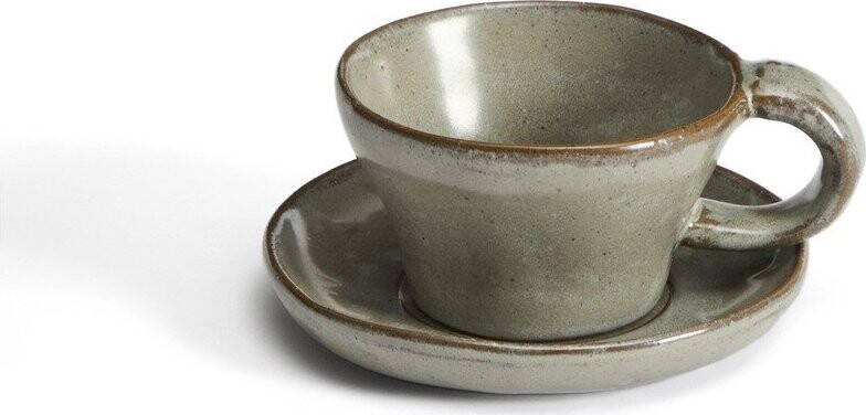 Šedý keramický šálek Alenia – Kave Home