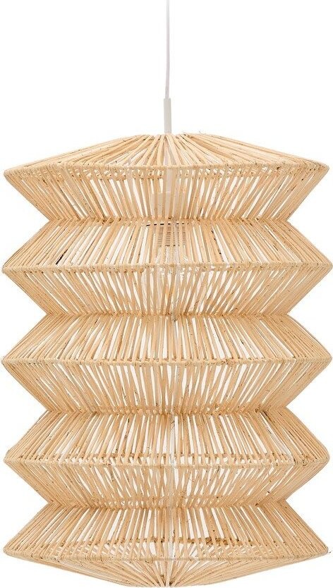 Závěsné svítidlo v přírodní barvě s ratanovým stínidlem Dakit – Kave Home