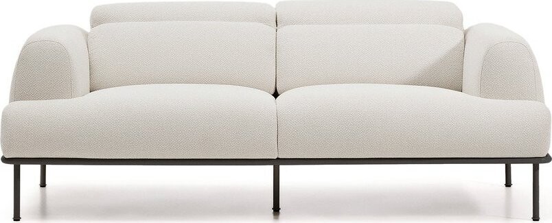 Béžová žinylková polohovací pohovka 214 cm Aurum – Kave Home