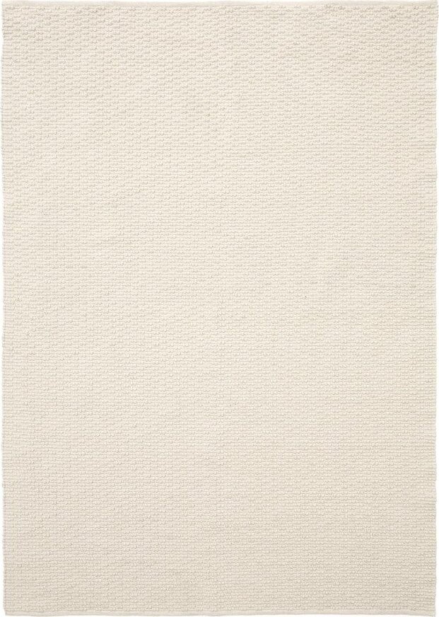 Krémový ručně tkaný koberec s příměsí bavlny 160x230 cm Mascarell – Kave Home