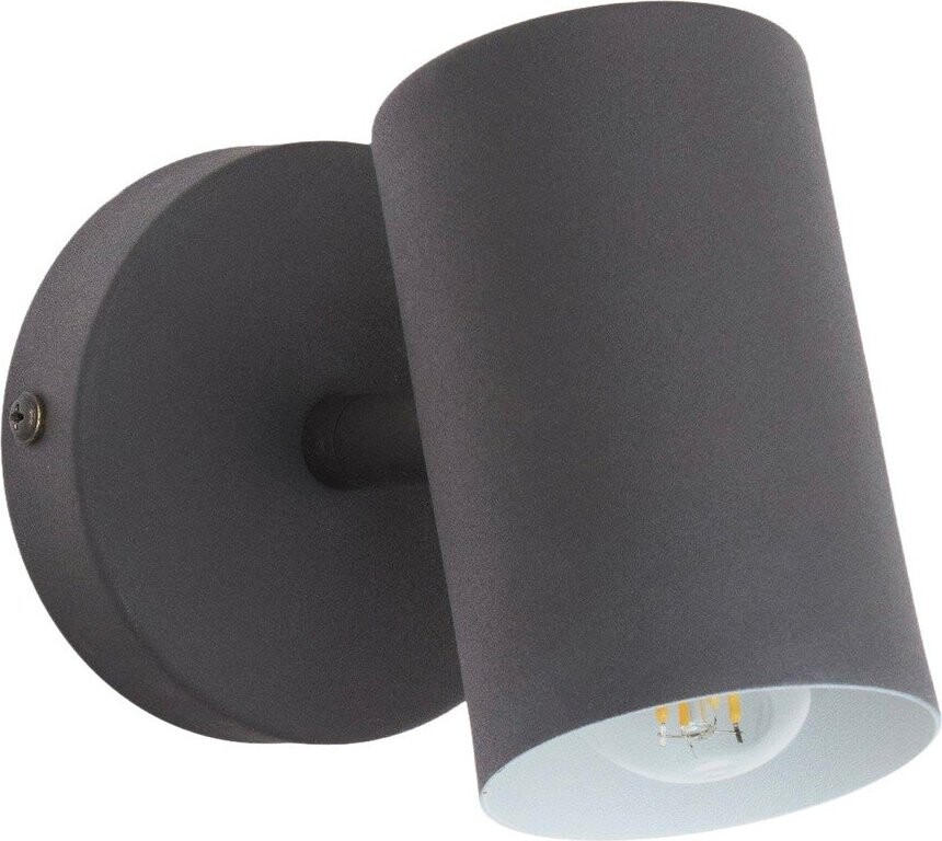 Černé kovové nástěnné svítidlo Manie – Kave Home