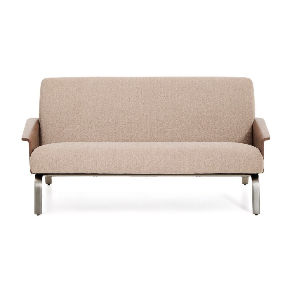 Světle hnědá žinylková pohovka 165 cm Amsen – Kave Home