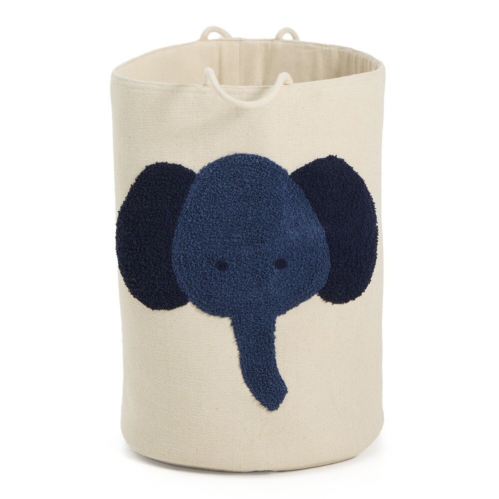 Slonovinový látkový dětský koš na hračky ø 35x50 cm Tandani – Kave Home