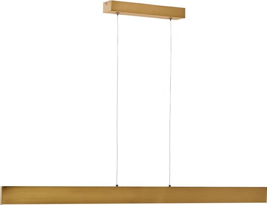 LED závěsné svítidlo ve zlaté barvě s kovovým stínidlem Boadella – Kave Home