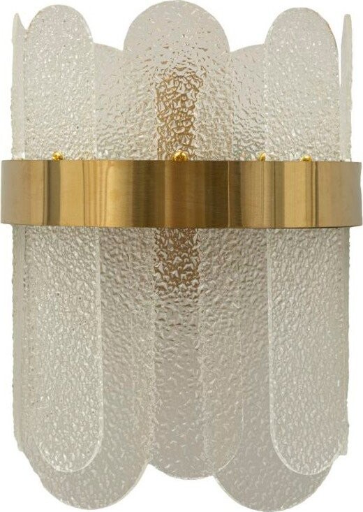 Skleněné nástěnné svítidlo ve zlaté barvě Gris – Mauro Ferretti