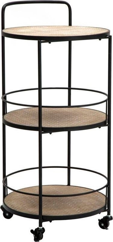 Kovový servírovací stolek na kolečkách 41,5x40 cm Arex – Mauro Ferretti