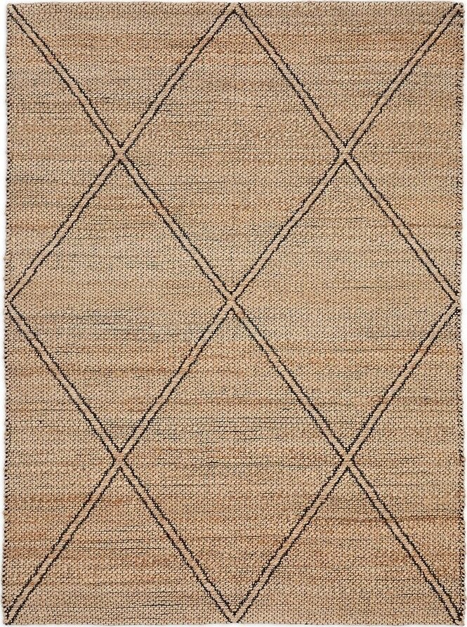 Ručně tkaný jutový koberec v přírodní barvě 200x300 cm Vallalta – Kave Home