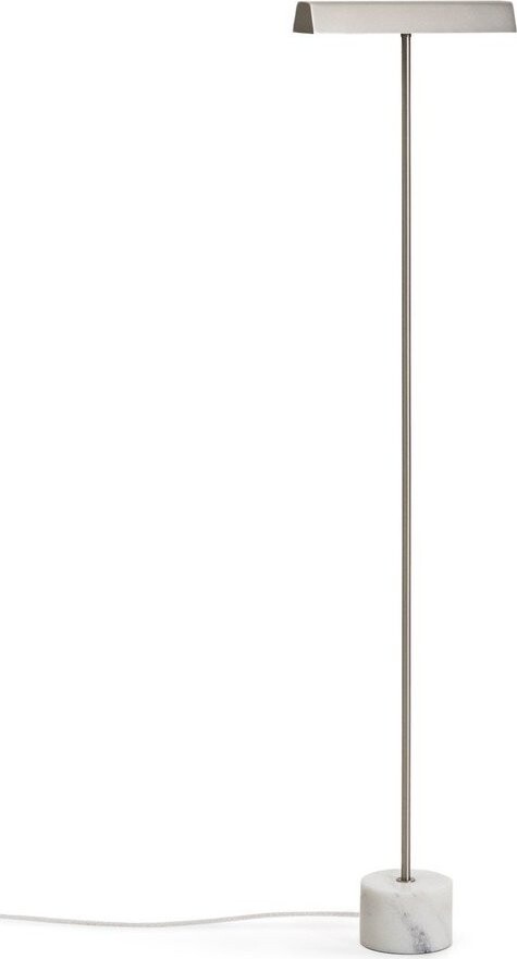 Stojací lampa ve stříbrné barvě (výška 121 cm) Lynor – Kave Home