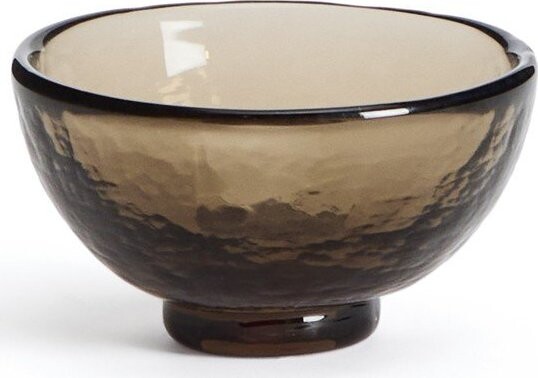 Hnědá skleněná miska Sileia – Kave Home