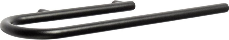 Černý nástěnný držák na ručníky z nerezové oceli Arely – Kave Home