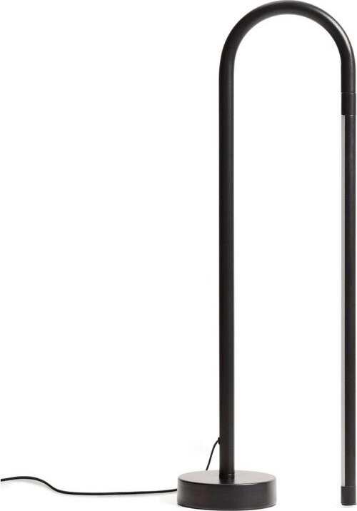 Černá LED stojací lampa (výška 60 cm) Bow – Kave Home