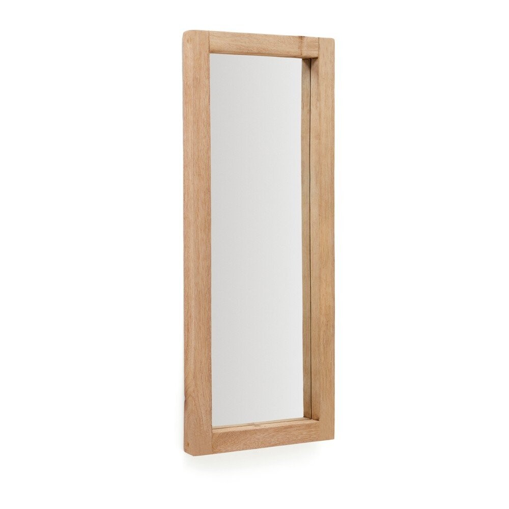 Nástěnné zrcadlo s dřevěným rámem 50x120 cm Maden – Kave Home