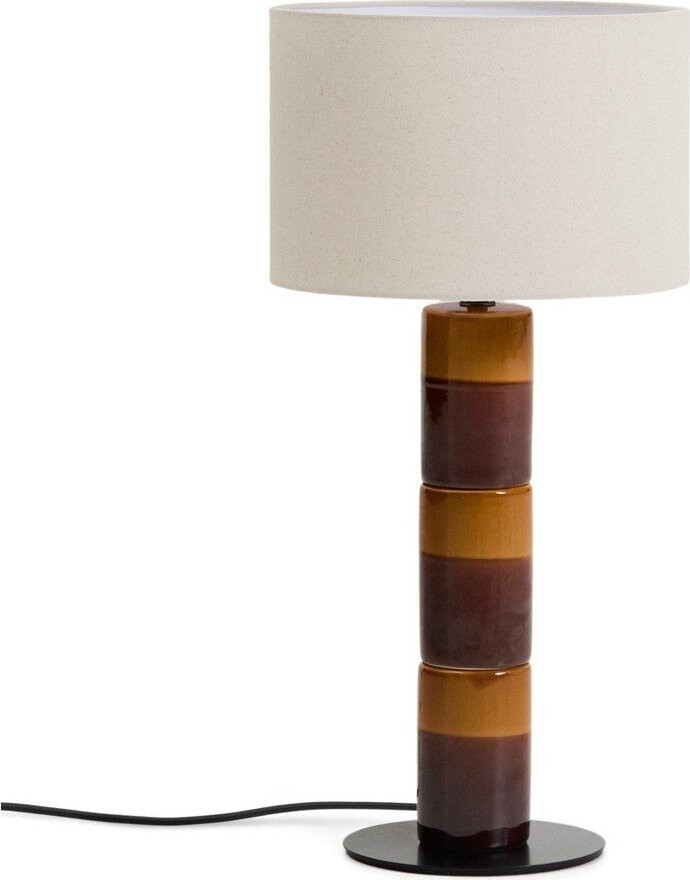 Stolní lampa s textilním stínidlem (výška 61,5 cm) Mavran – Kave Home