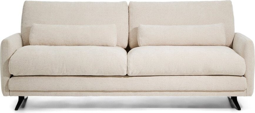 Béžová žinylková pohovka 210 cm Veliro – Kave Home