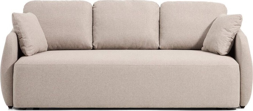 Béžová žinylková rozkládací pohovka 218 cm Laira – Kave Home