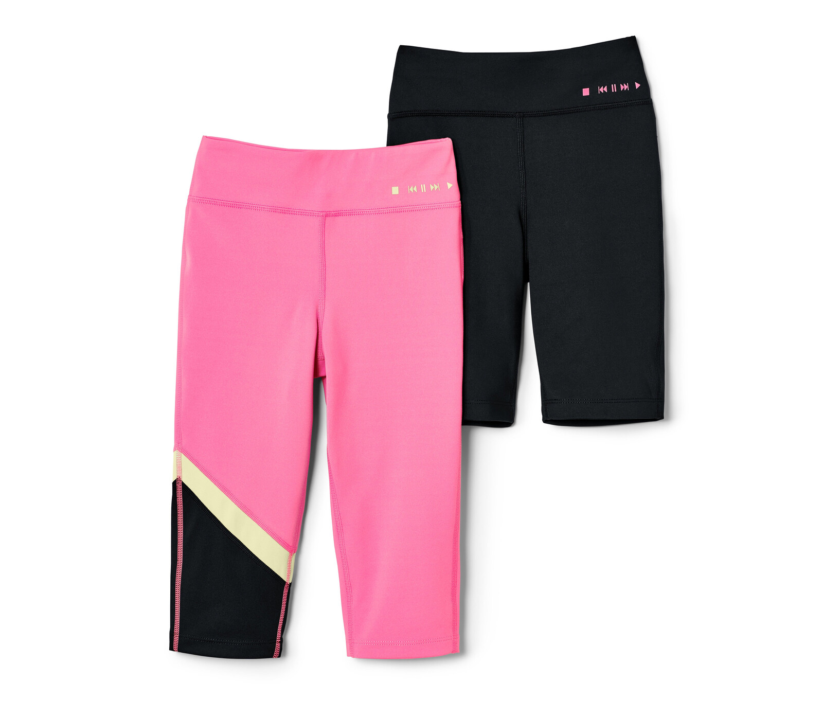 Tchibo - Dětské sportovní legíny - pro dívky - vel. 158/164 - barva: černá