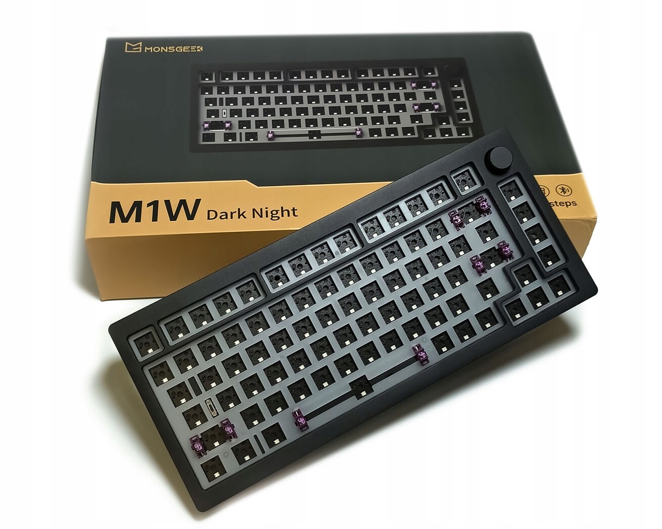 Akko x Monsgeek M1 M1W Wireless Bezdrátová Bluetooth Hot Swap Barebone