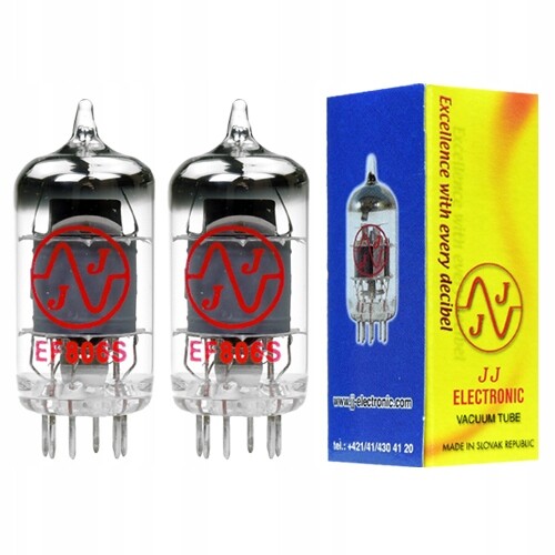EF806S EF86, 6BK8, 6267, 6Ž32P JJ-Electronic – 2 ks – vybraný pár