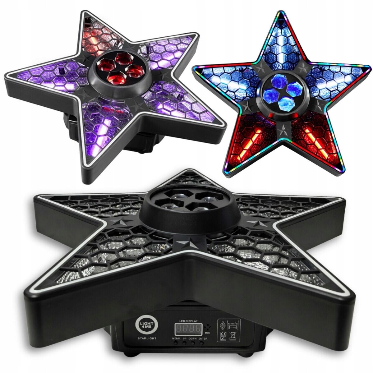 Starlight jevištní multiefektové osvětlení 3v1 Led DMX Bee Eye Retro Halo