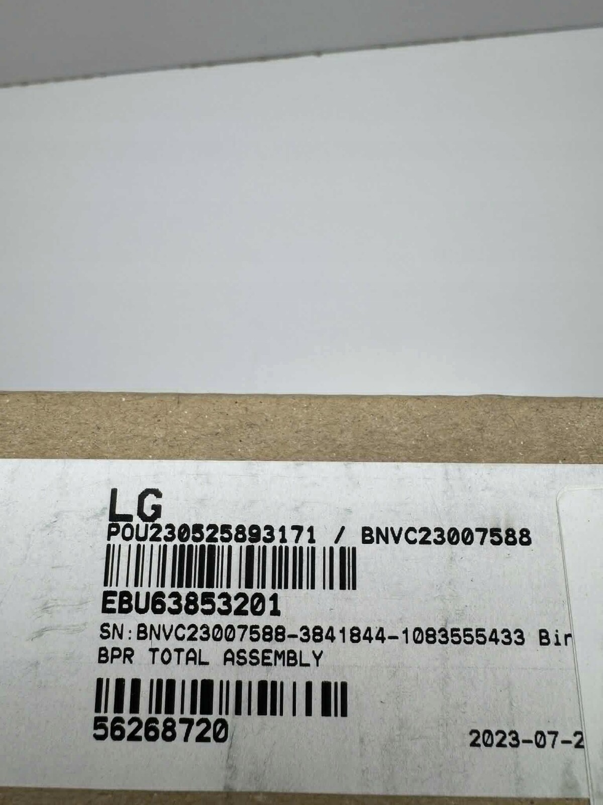 Základní deska Bpr Total Assembly Lg EBU63853201