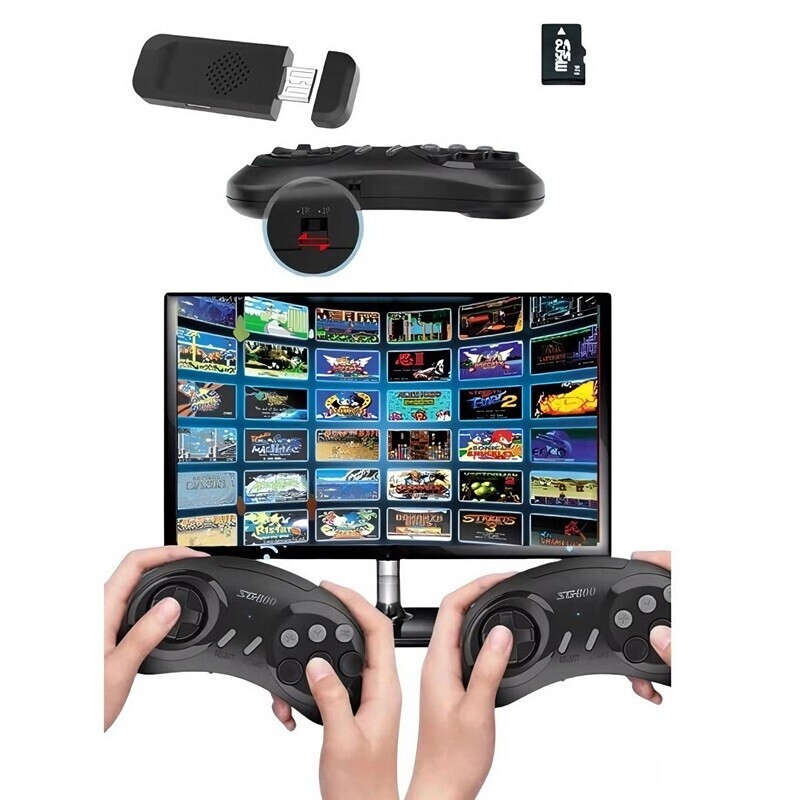 Retro konzole Hdmi Televizní hra 2 Pady pro televizor