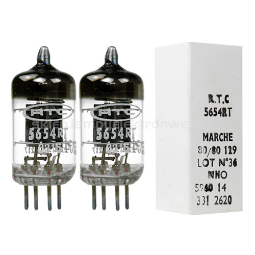 5654 Rtc 6J1, EF95, 6AK5, 6Ž1P Nos 2 ks vybraný pár