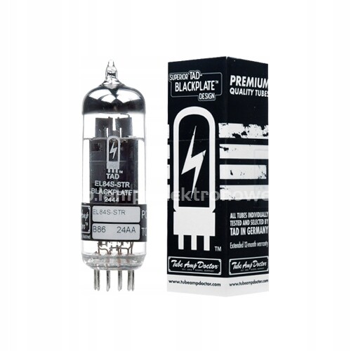 EL84S-STR Blackplate Tubes Premium Matched Tad 1 ks bez výběru