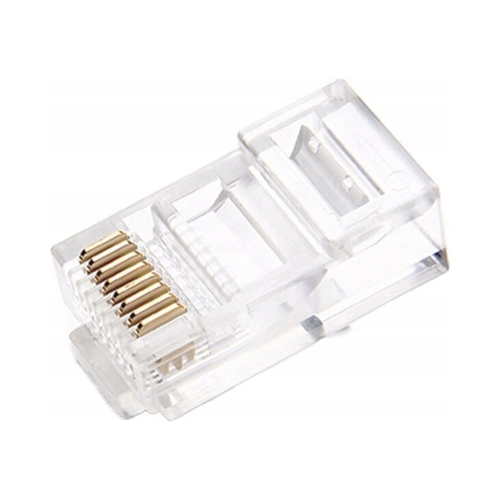 Modulární ethernetový průchozí konektor RJ45 Spacetronik PT-RJ456UT-1 100 kusů