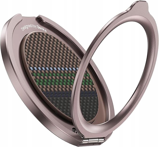 Benks Magnetic Phone Grip Držák Ring Magsafe 360 Kevlar zlato barevný
