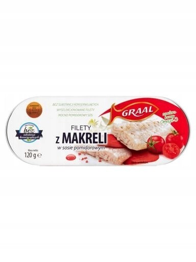 5 x Graal Filety z makrely v rajčatové omáčce 120 g