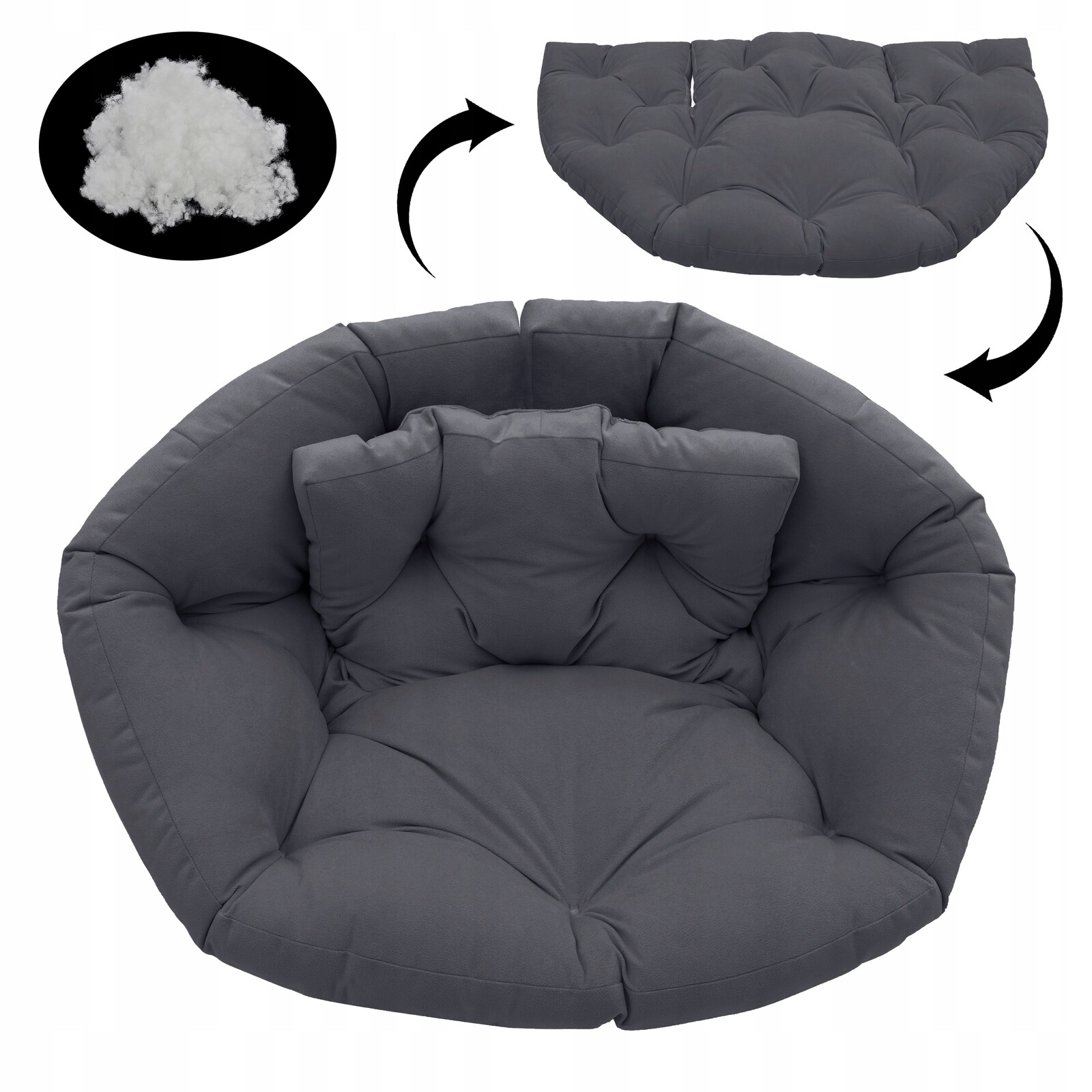 Pelíšek Lehátko Pro Psa Kočku 65x55 Rozkládací