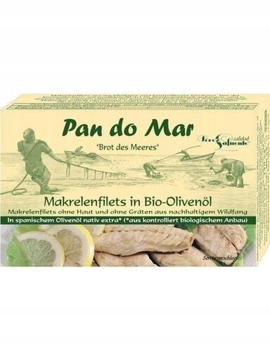 3x Pan Do Mar Makrela v Bio olivovém oleji 120 g