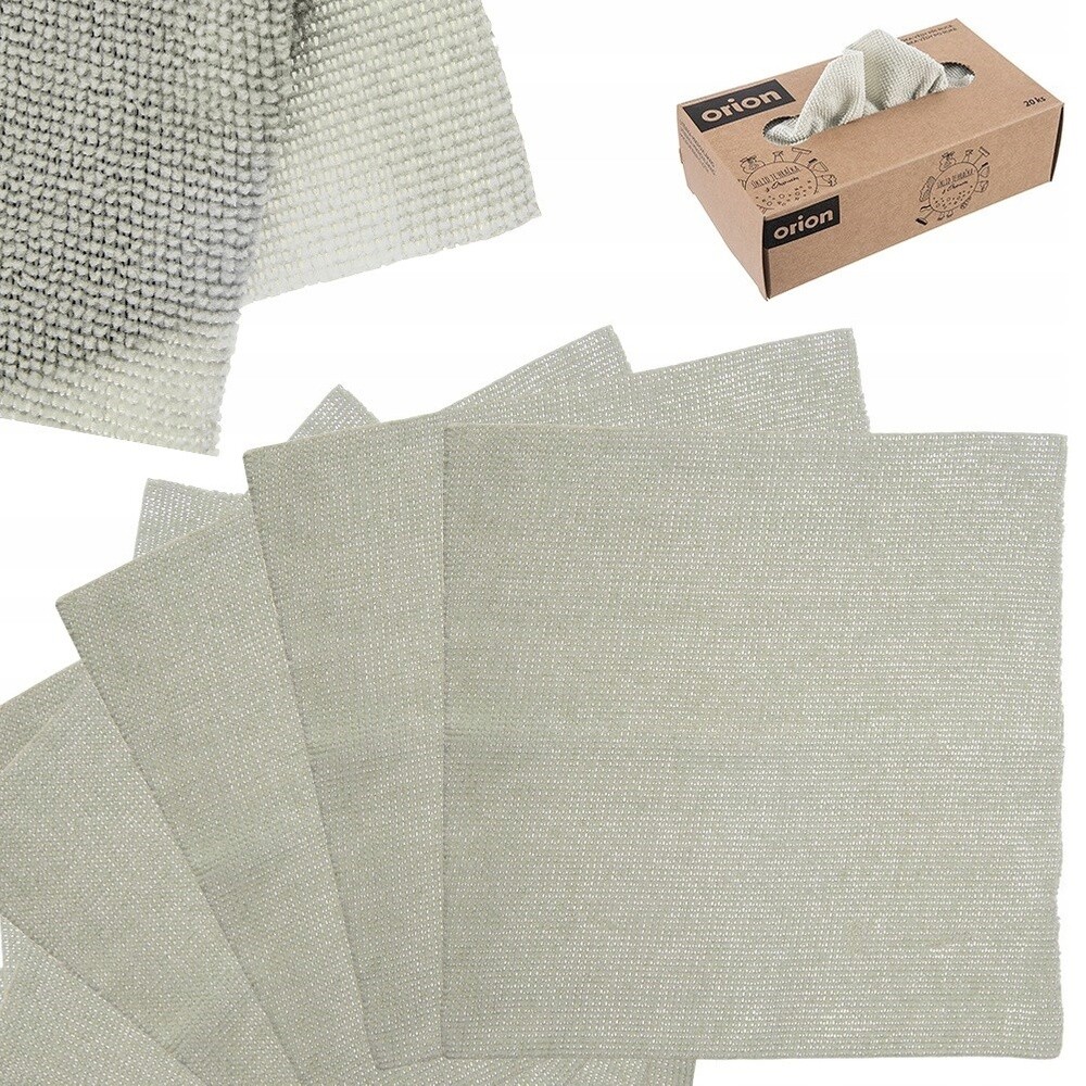 Kuchyňské utěrky z mikrovlákna 20x20 cm 20 ks.