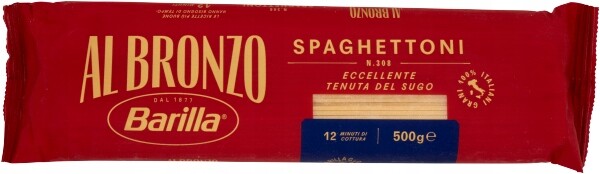 8 x Těstoviny Spaghettoni Bronzo n. 308 500 g Barilla