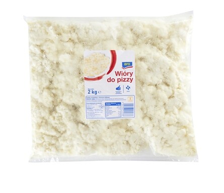 aro Pizza štěpky, produkt výrobek podobný sýrům, 2 kg