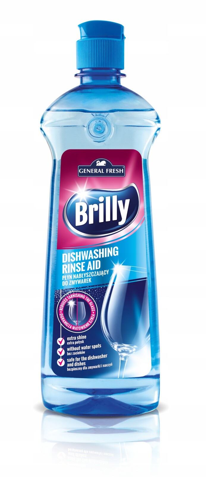 7X General Fresh Brilly Leštící tekutý přípravek do myčky nádobí 500 ml