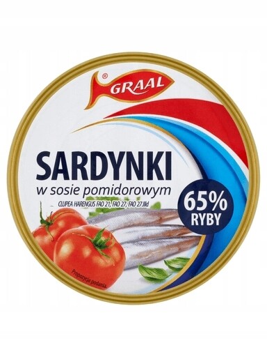 5 x Graal Sardinky v rajčatové omáčce 300 g