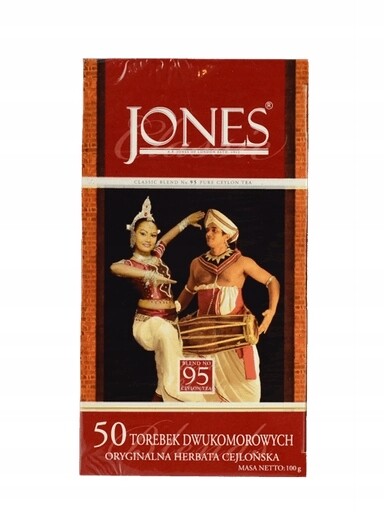 6 x Jones EX50 černý instantní čaj 50 sáčků