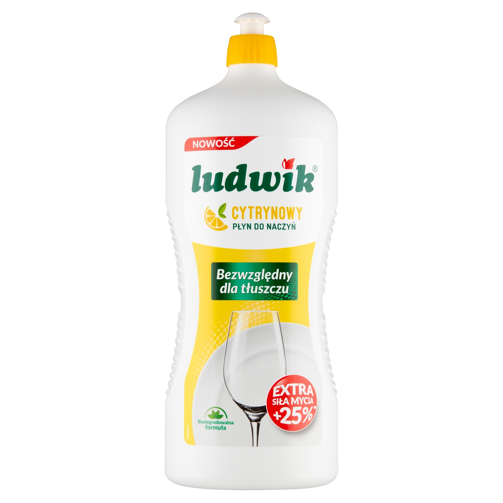 5x Ludwik, Tekutý přípravek na nádobí, citronový, 1350 ml
