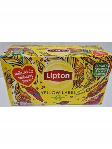6 x Čaj černý Lipton Yellow Label 50 sáčků