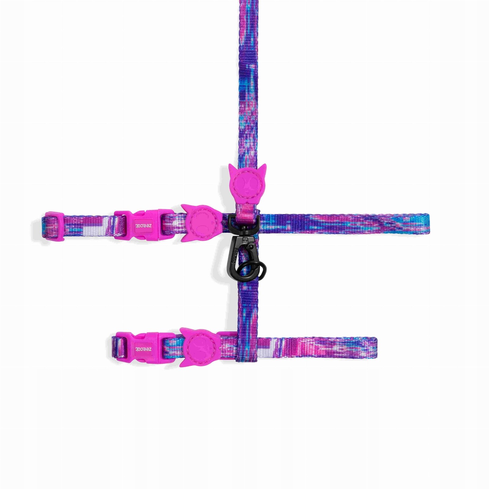 Zee Cat Postroj a vodítko pro kočky Glitch Error 502