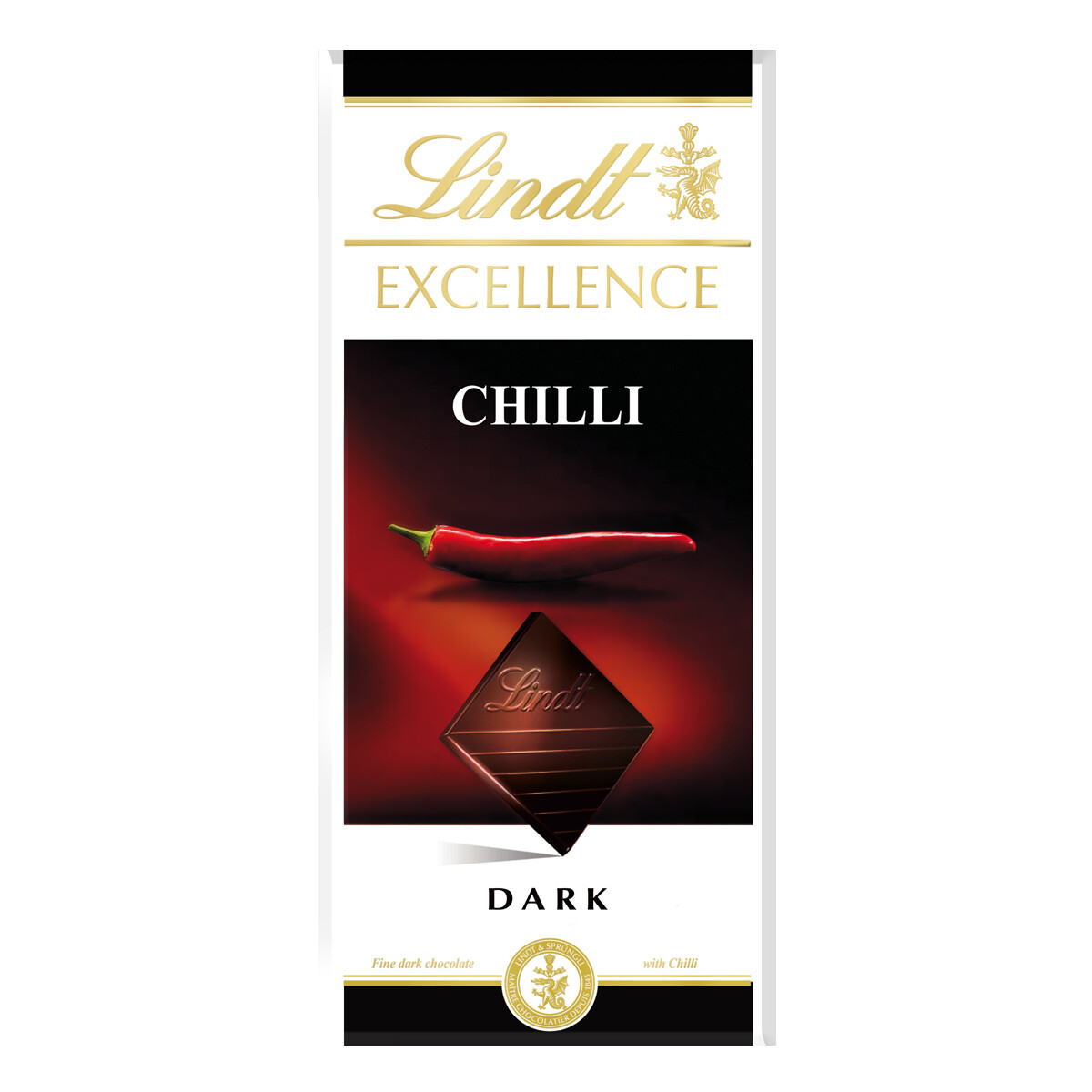 3x Lindt Čokoláda dezertní s chilli 100 g