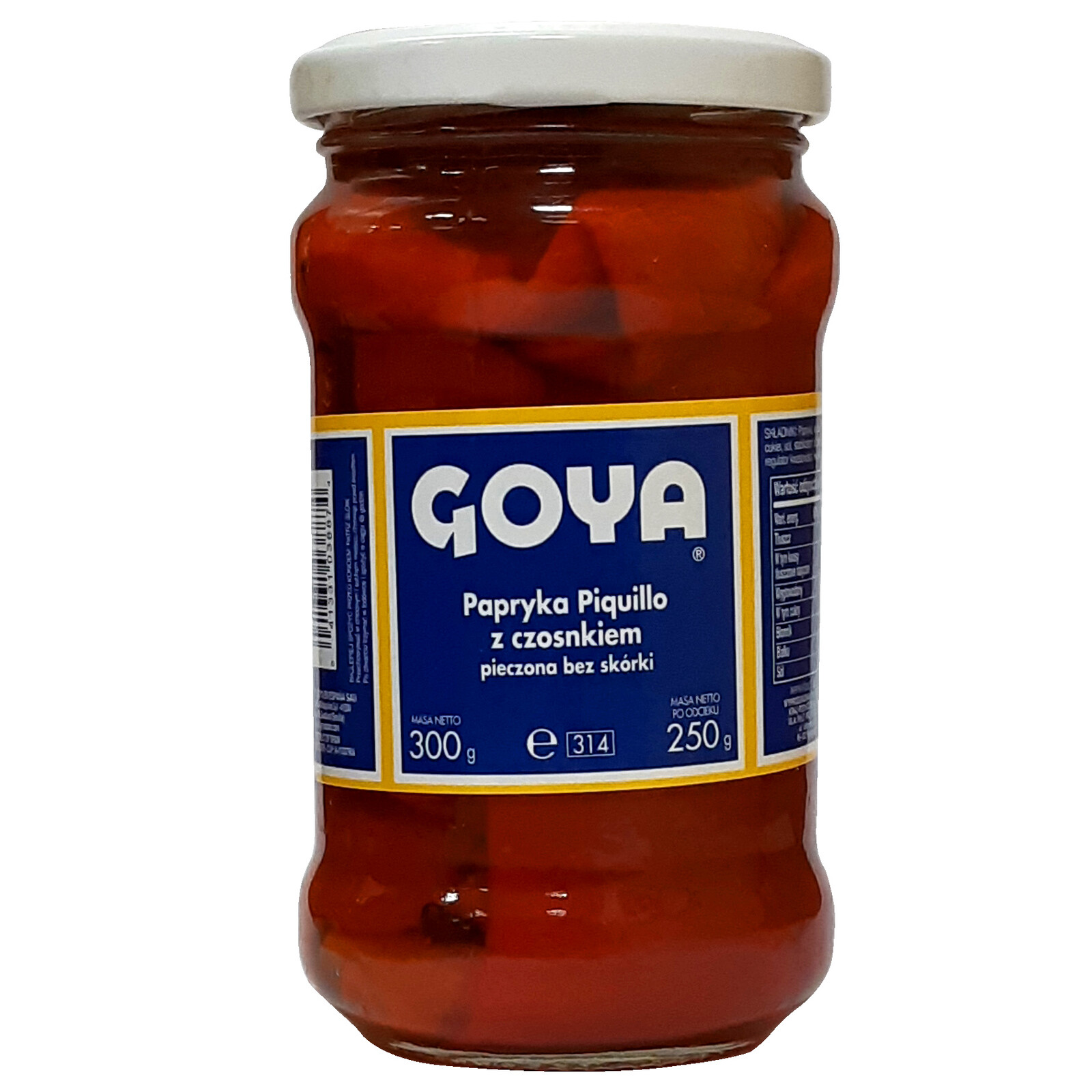 Goya Paprika Piquillo s česnekem pečená bez slupky 314 ml