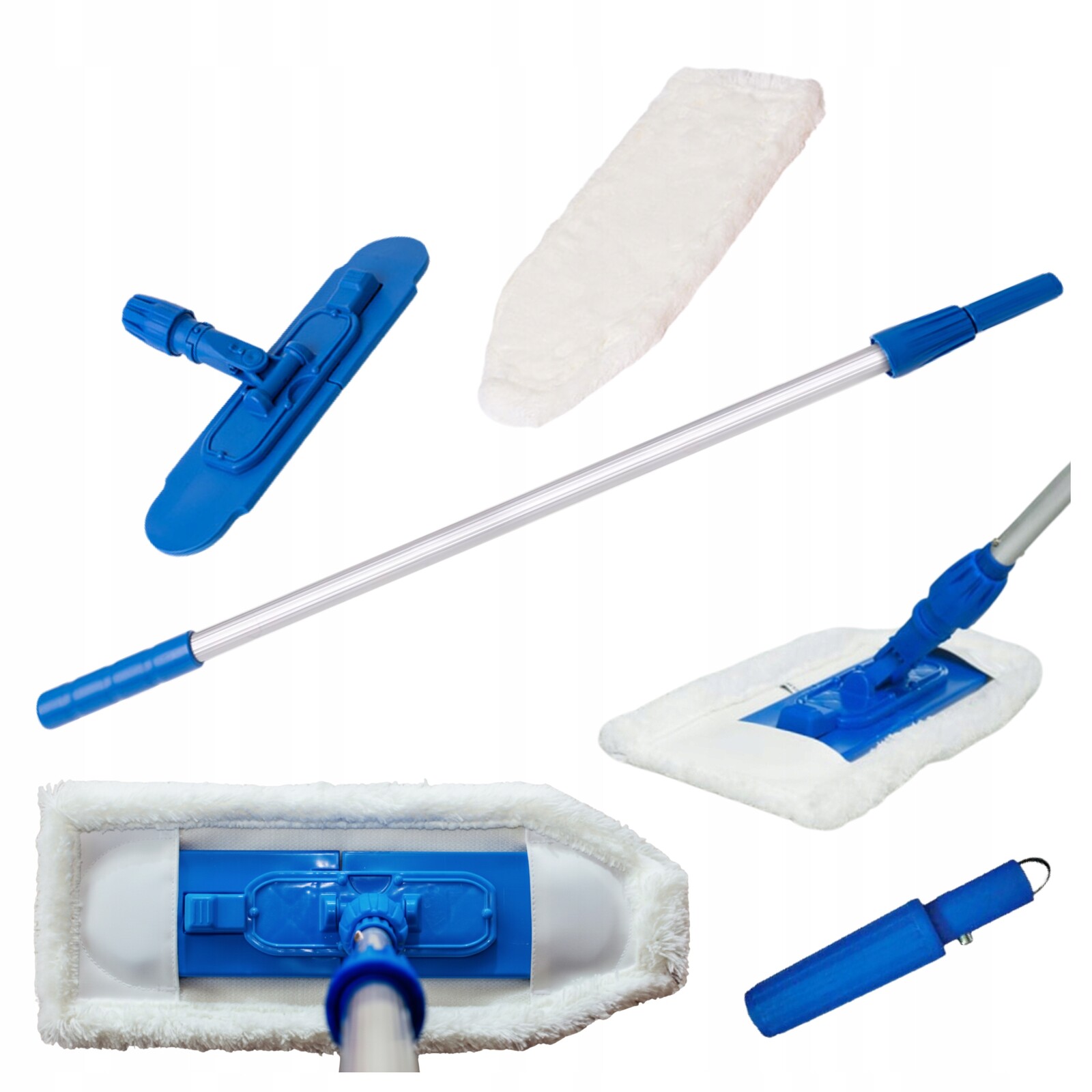 Raypath Plochý mop vložka do mopu Panely oken Čalounění Regulovatelné